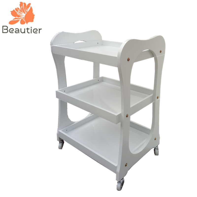 TC7019 White painting facial trolley cart beauty salon used
