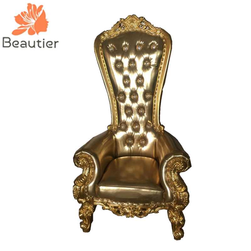 KC2001 Luxury high back throne chair for pedicure for wedding
