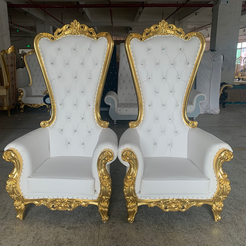 KC2001 royal french style Wedding queen chair 