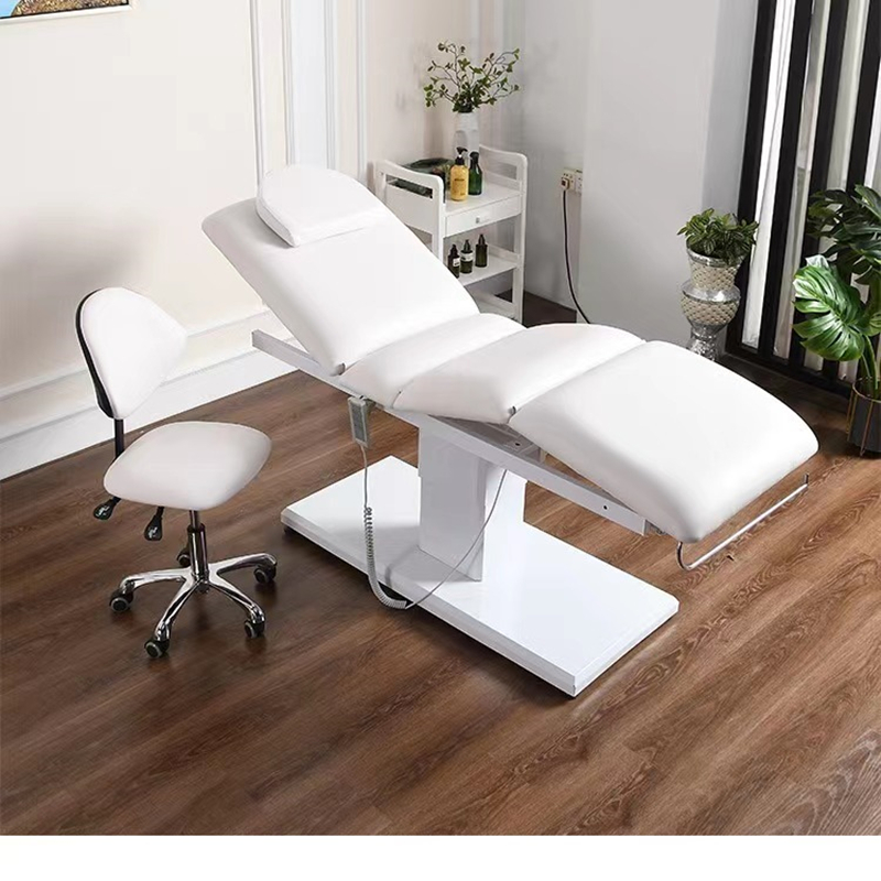 B10 white electric massage bed table medical bed