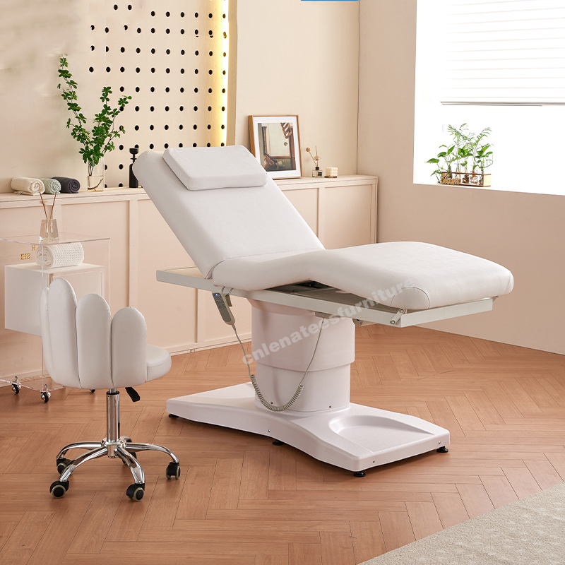 E022 White massage table spa electric massage bed