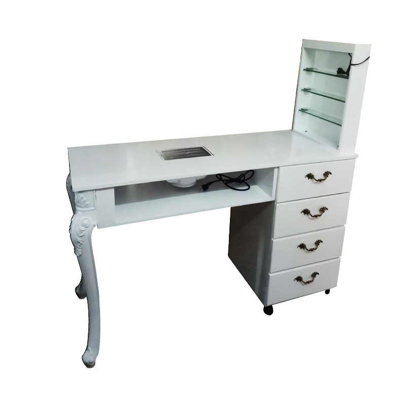 M704 European design LED manicure salon tables