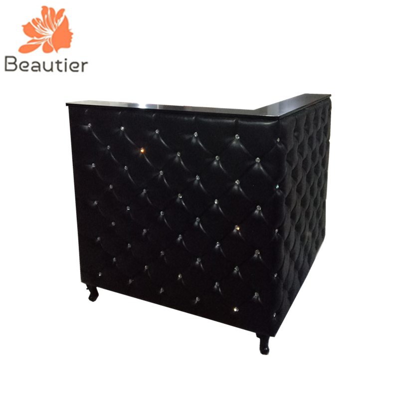 RD2074S L shape reception desk for salon