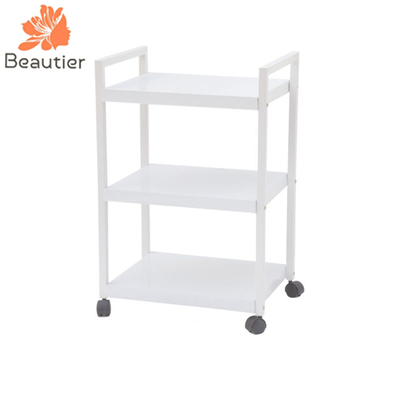 TC033 Mobile White salon trolley cart