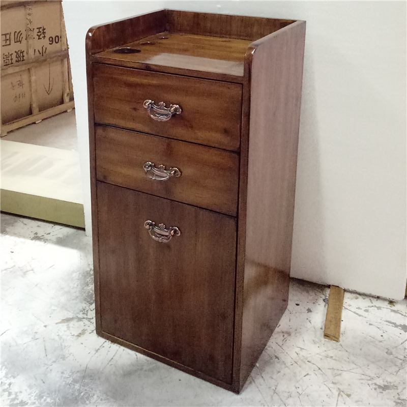 TC7016 Wood salon trolley cabinet with drawers