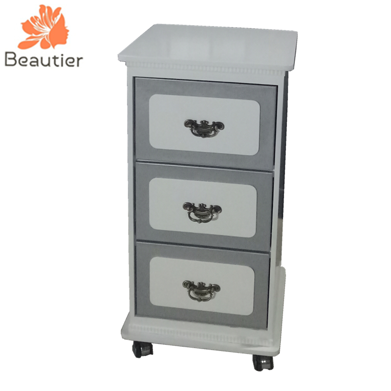 TC7017 Salon trolley cabinet with mobile wheels