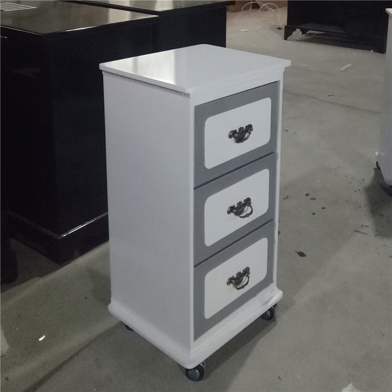 TC7017 Salon trolley cabinet with mobile wheels