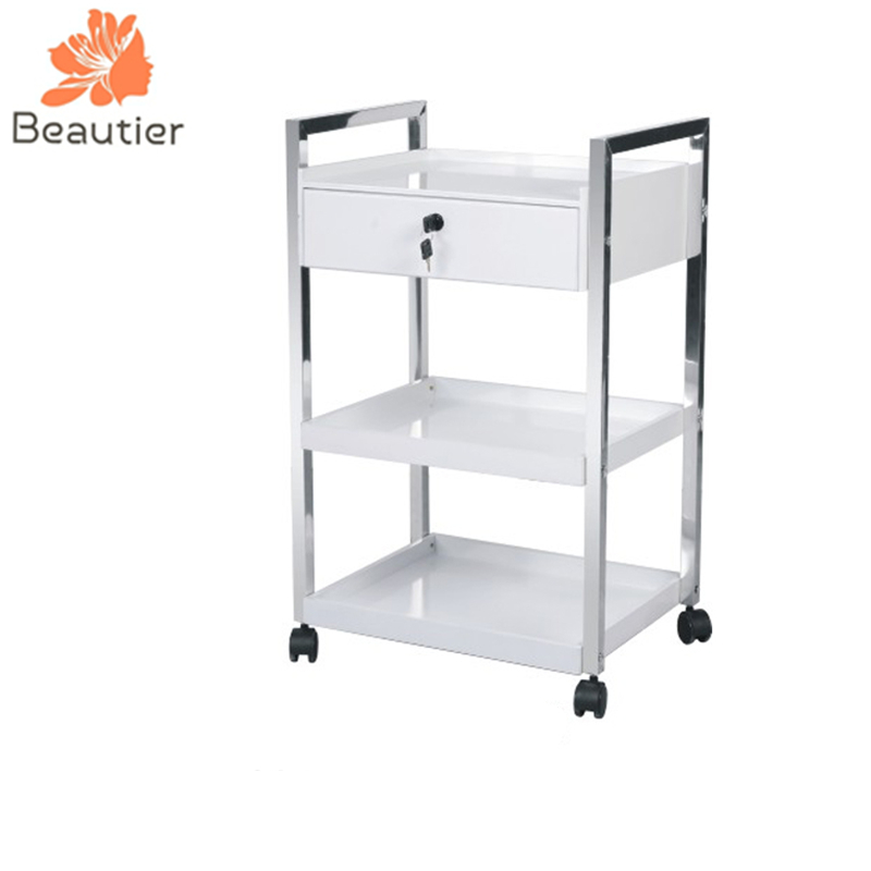 TC9003 Mobile wheels beauty trolley cart 