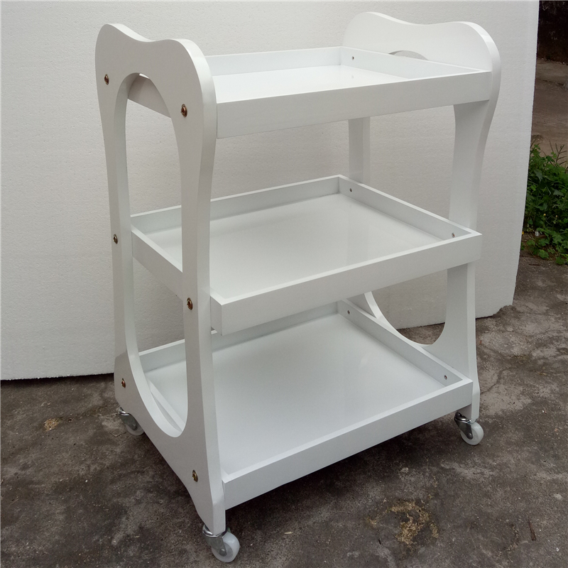 TC7019 White painting facial trolley cart beauty salon used