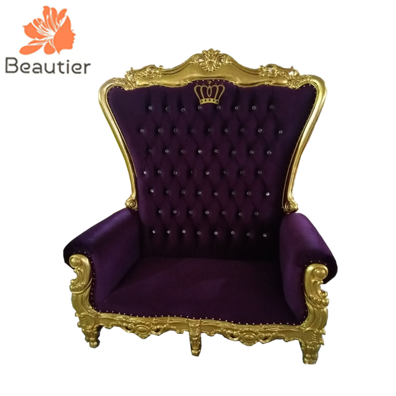 WS1012 Royal queen sofa high back for beauty salon use