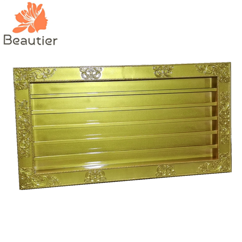 NR84 Wall mounted Golden painting nail polish wall rack