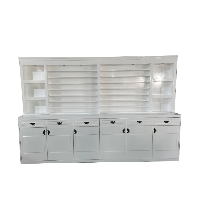 NR6046 American hot selling custom nail salon white salon cabinet