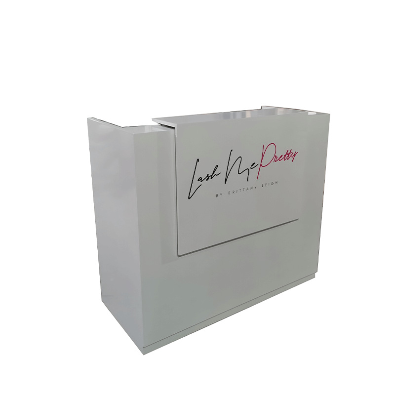 RD2102 custom LOGO Small salon reception desk