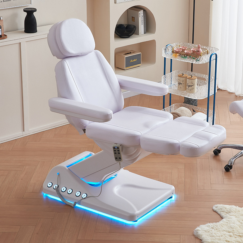 M820 unique design LED electric esthetician chair 